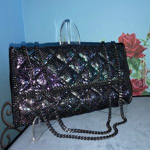 BCBGMAXAZRIA Chain Mesh Clutch